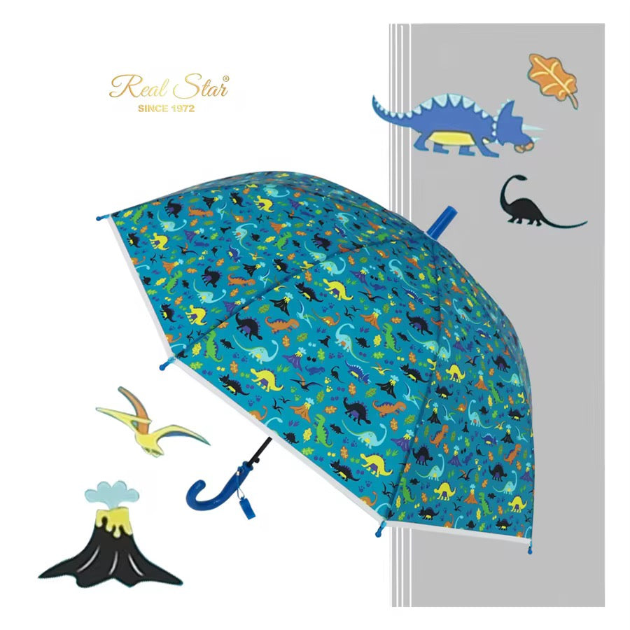 🦕 Kids Dinosaur World Umbrella – Colorful Prehistoric Fun. Kids Umbrella