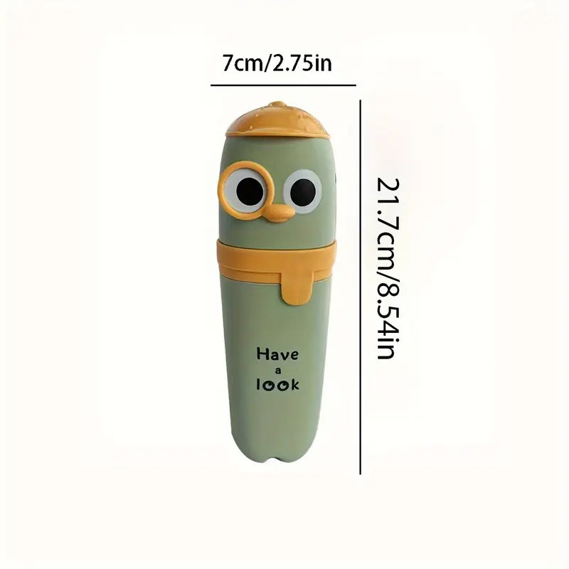 Cute Cartoon Toothbrush & Pencil Holder Cup – Multi-Purpose Storage