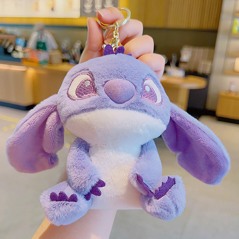 Cute Stitch Plush Keychain – Soft Toy Bag Charm (3 Colors)