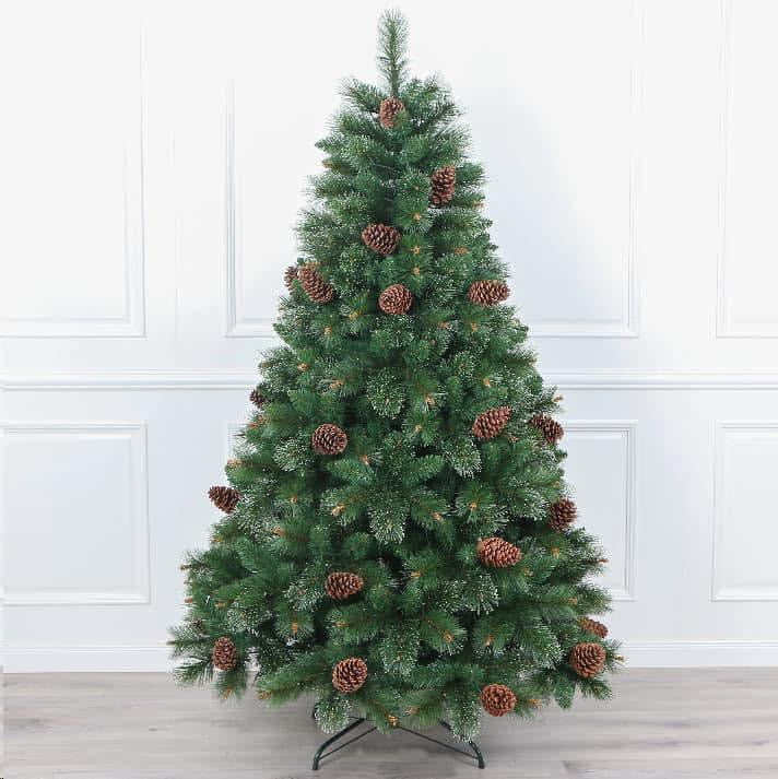 🎄 2.1m Pine Christmas Tree with Large Cones 🎄