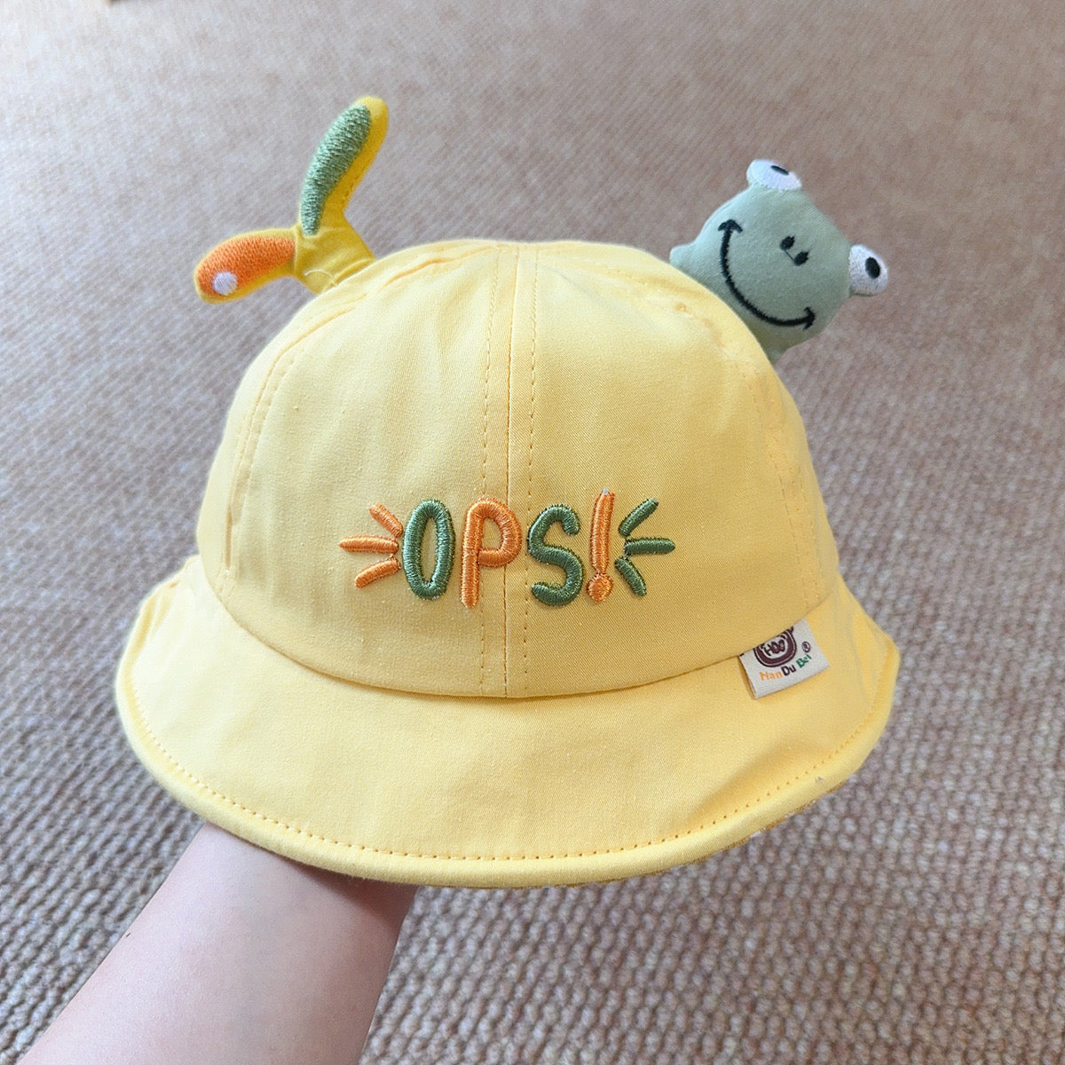 Kids Hat with 3D Frog Design 🐸✨