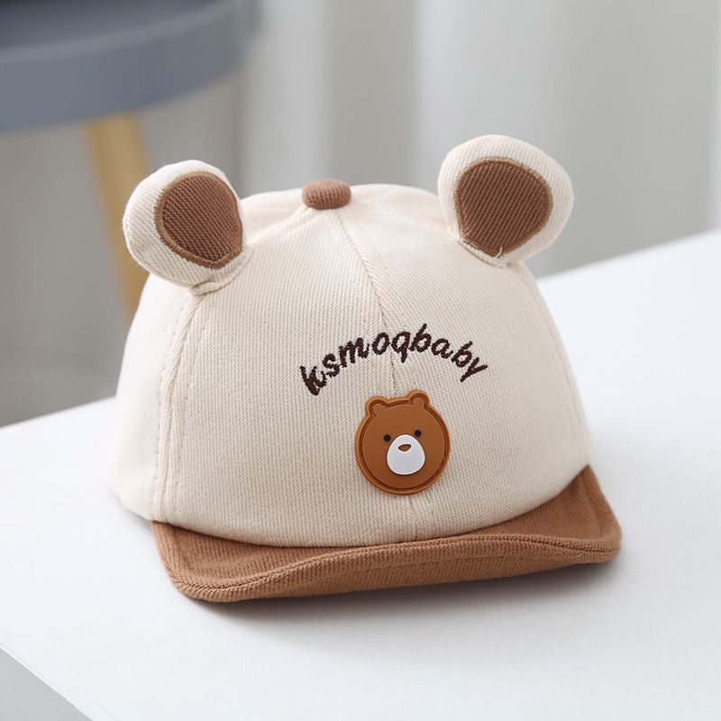 🧢 Baby Bear Ears Cap – Cute Cotton Cap