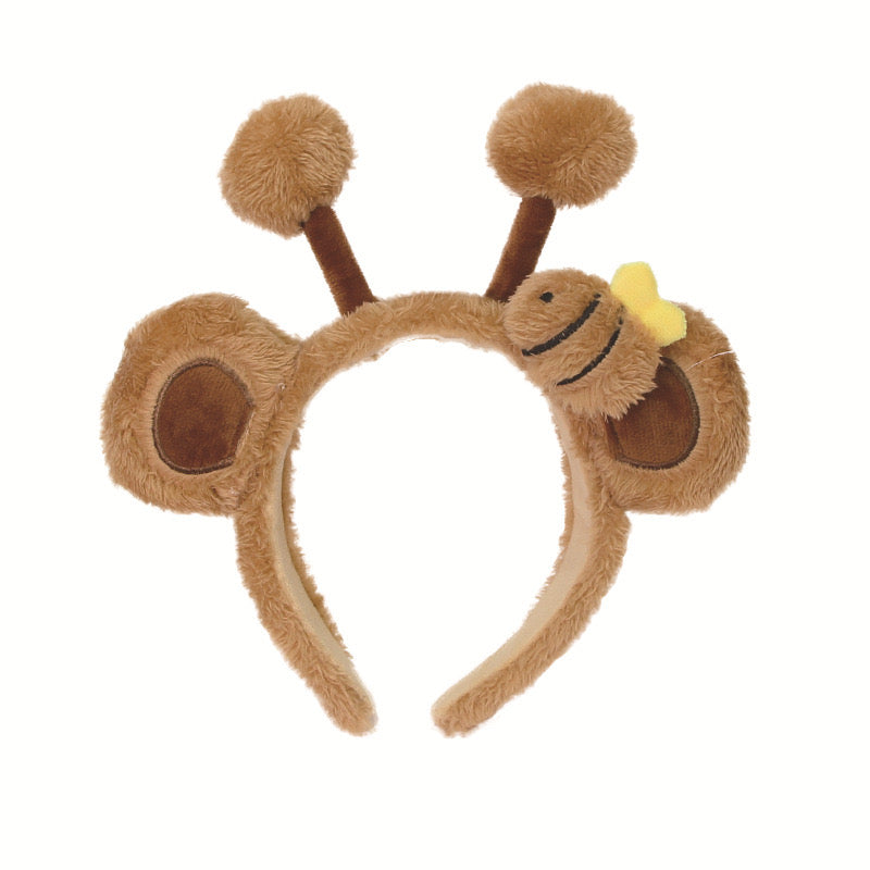 Brown & Beige Plush Bear Ear Cosplay Headband