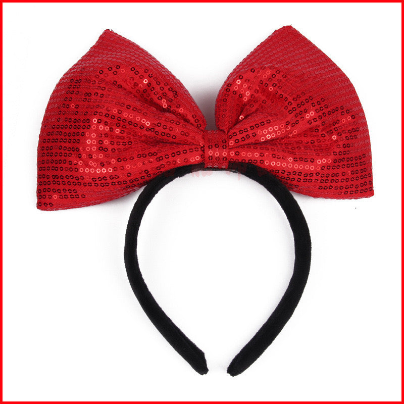 Sequin Bow Headband