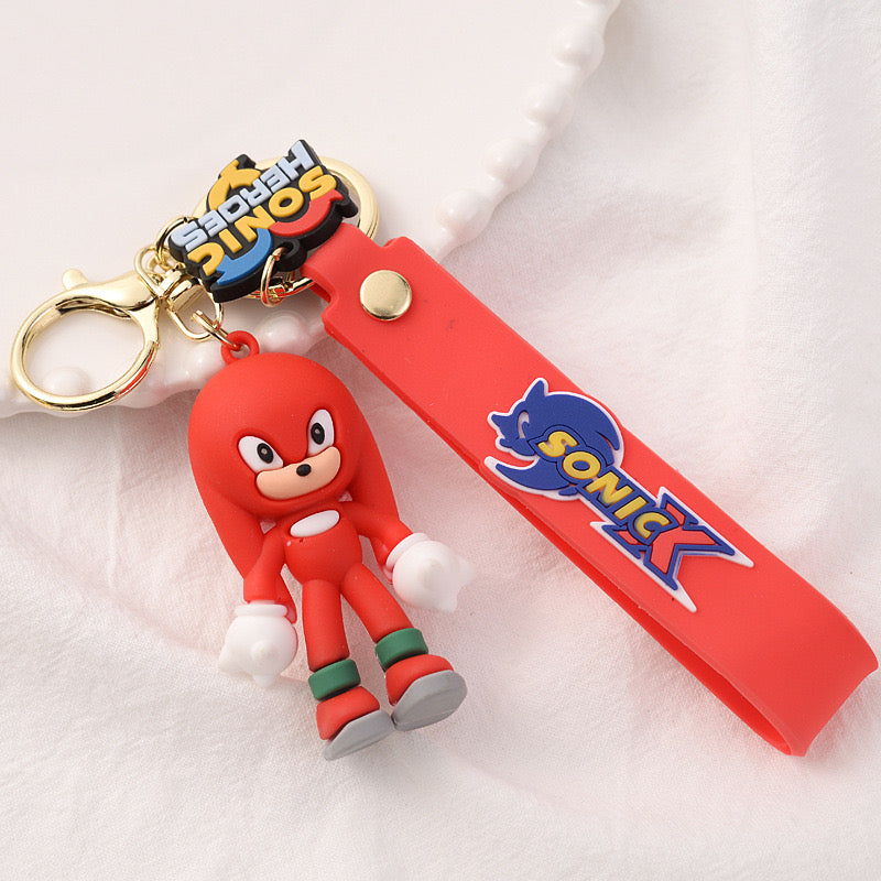 💙 Sonic the Hedgehog Keychain | Cartoon Game Character Keyring