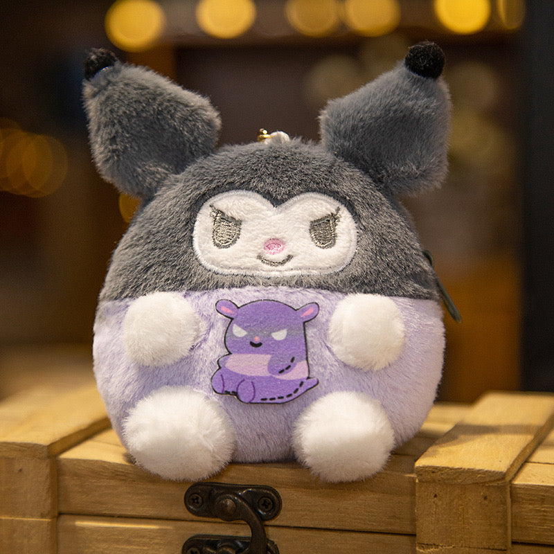 🛍 Sanrio Plush Character Coin Purse & Keychain