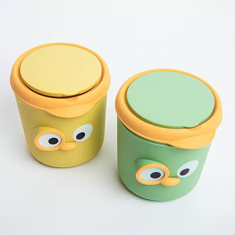 Cute Cartoon Desktop Trash Bin