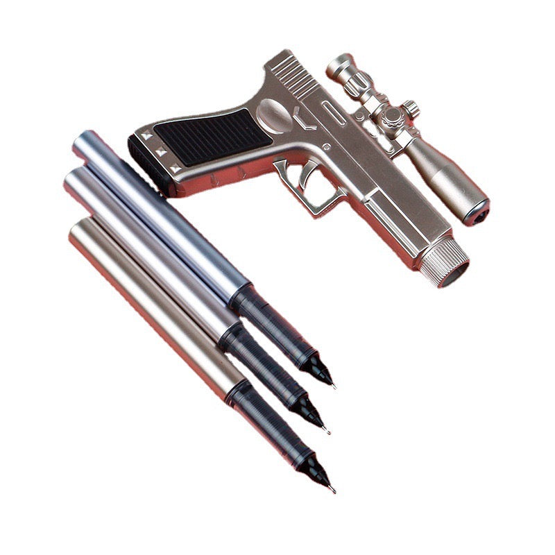 🔫 Gun Style LED Ballpoint Pen – Fun & Creative Gift