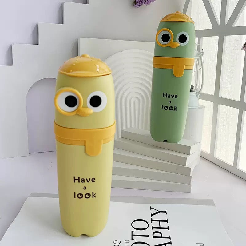 Cute Cartoon Toothbrush & Pencil Holder Cup – Multi-Purpose Storage