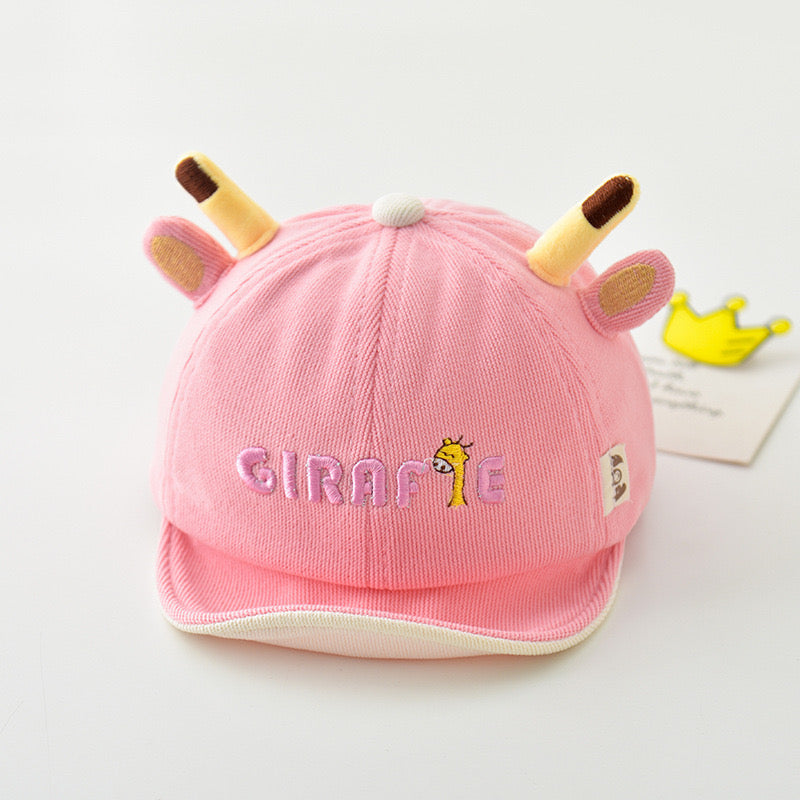 Baby Toddler Girafie Soft Cotton Hat (8M–3Y)