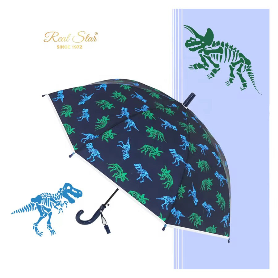 🦖 Kids Dinosaur Skeleton Umbrella – Prehistoric Adventure. Kids Umbrella