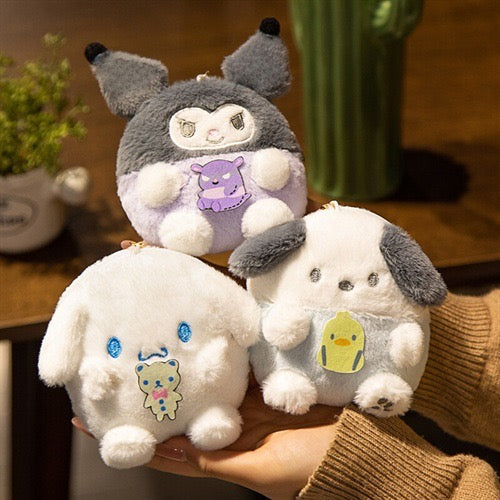 🛍 Sanrio Plush Character Coin Purse & Keychain
