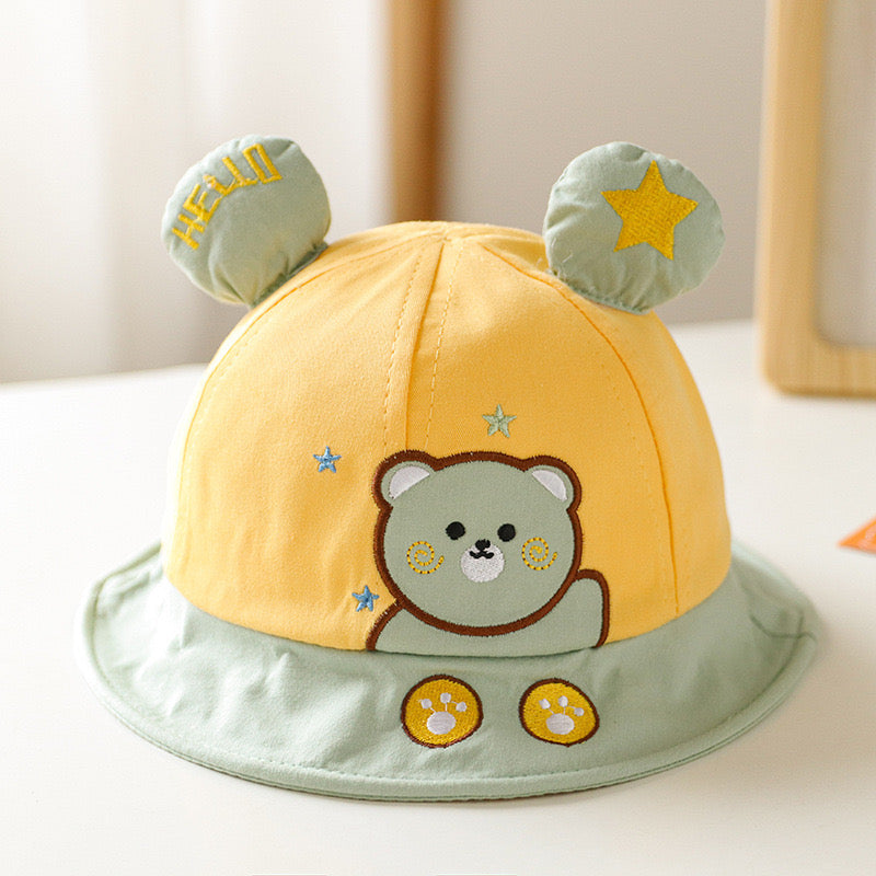🧢 Product Description – Cute Bear Ear Baby Hat