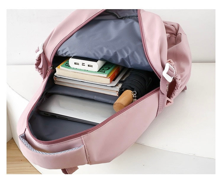 School Backpack – Large Capacity Waterproof Bag for Teen Boys & Girls