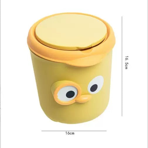 Cute Cartoon Desktop Trash Bin