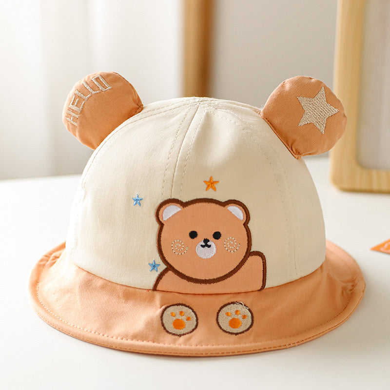 🧢 Product Description – Cute Bear Ear Baby Hat