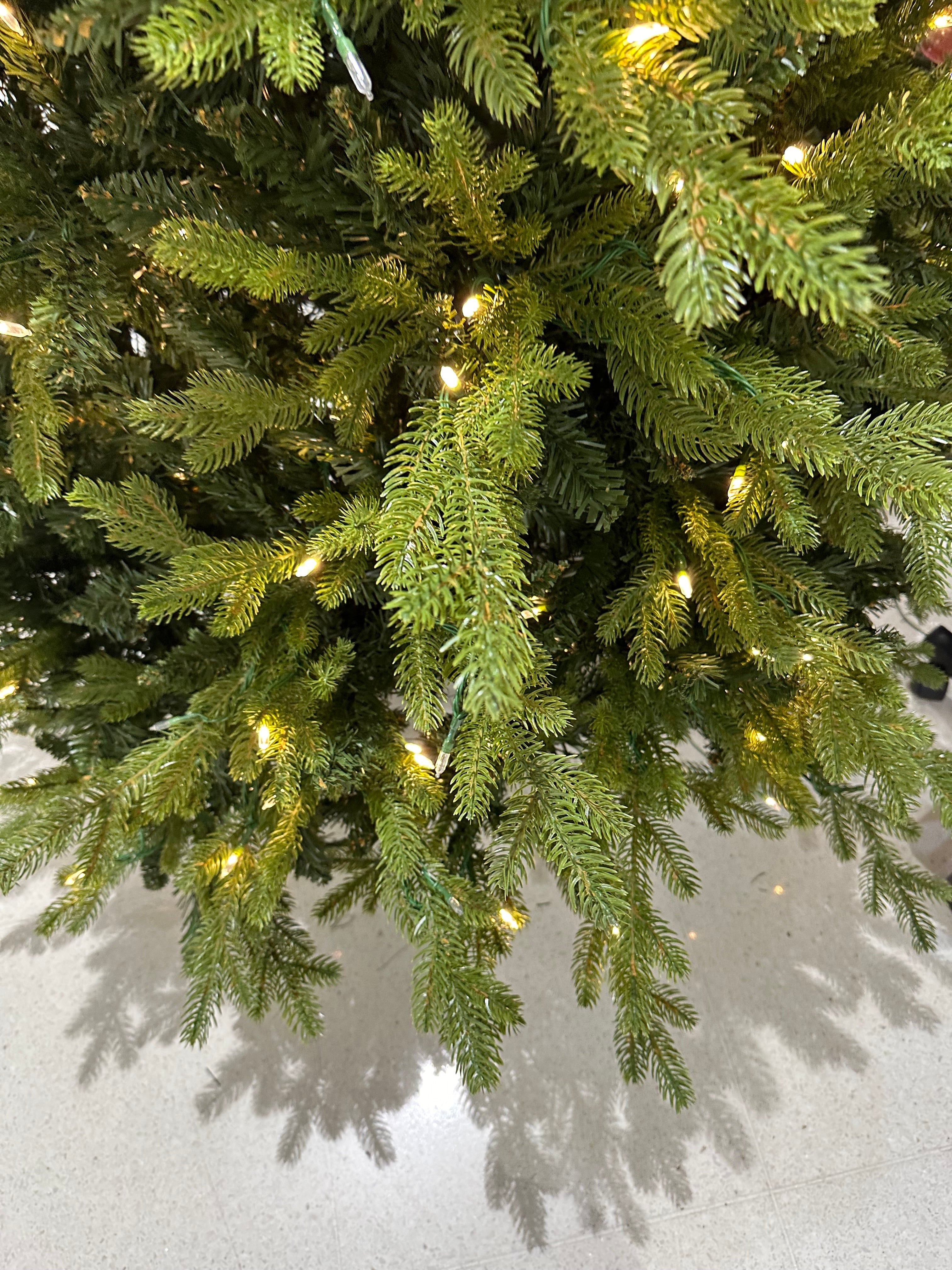 Premium Realistic Christmas Tree with Warm LED Lights – 2.1m & 2.4m