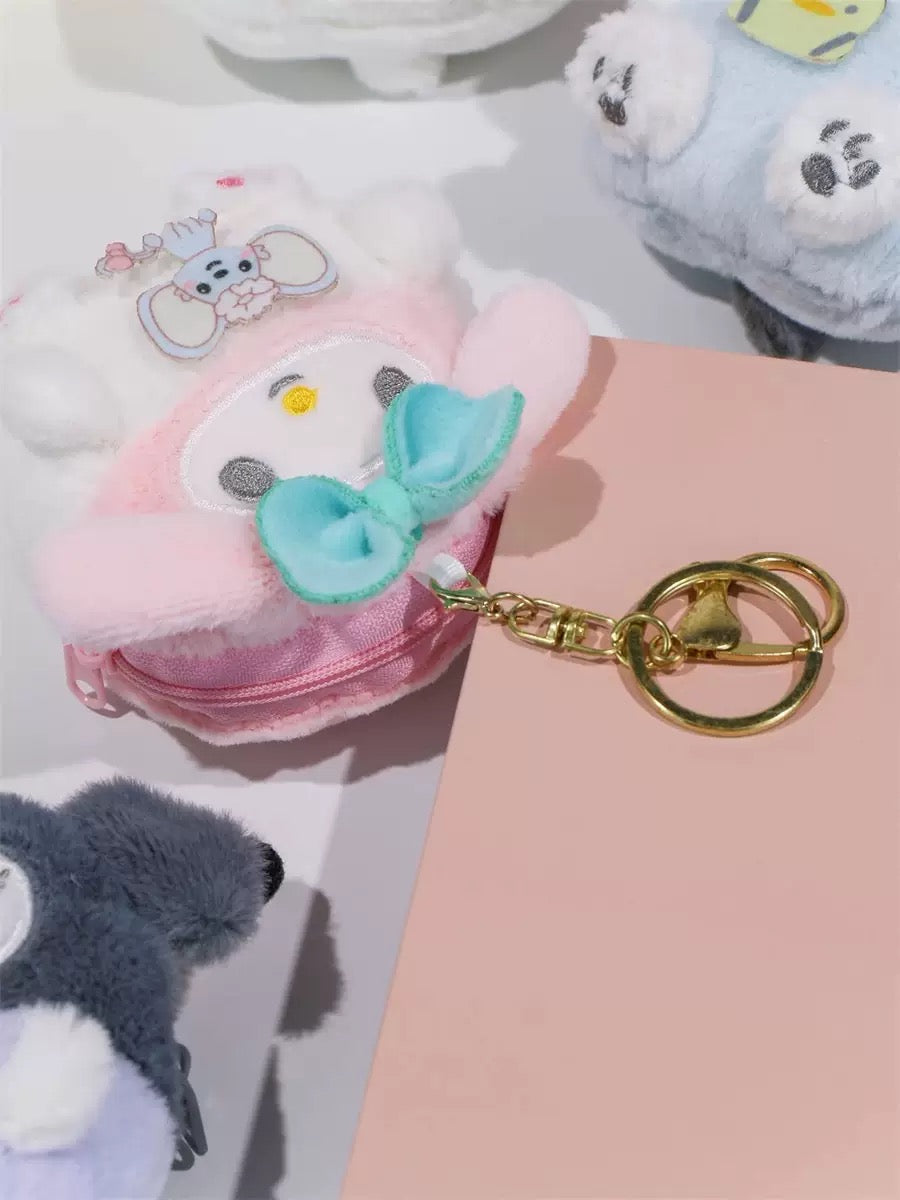 🛍 Sanrio Plush Character Coin Purse & Keychain