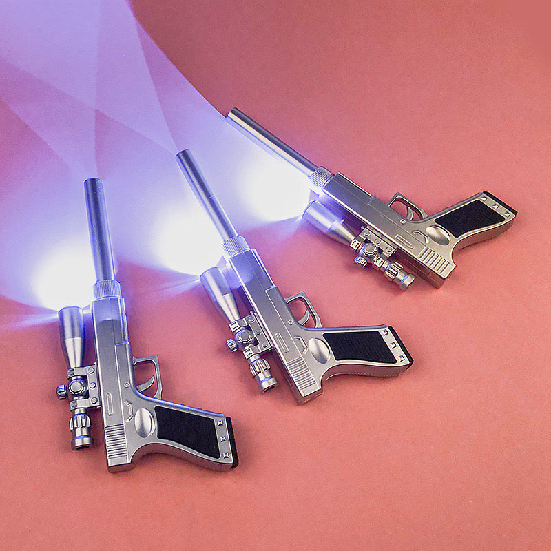 🔫 Gun Style LED Ballpoint Pen – Fun & Creative Gift