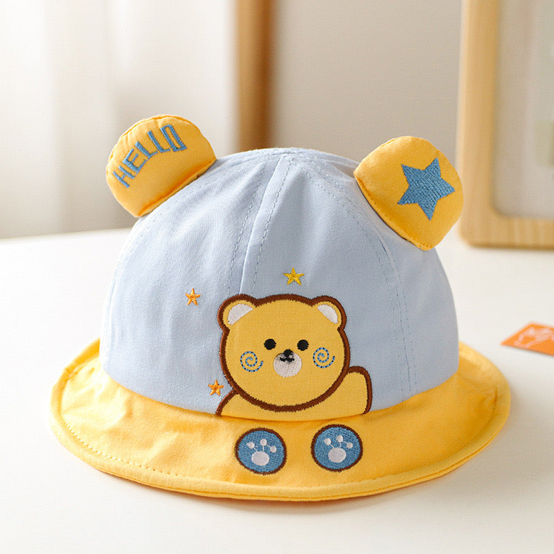 🧢 Product Description – Cute Bear Ear Baby Hat