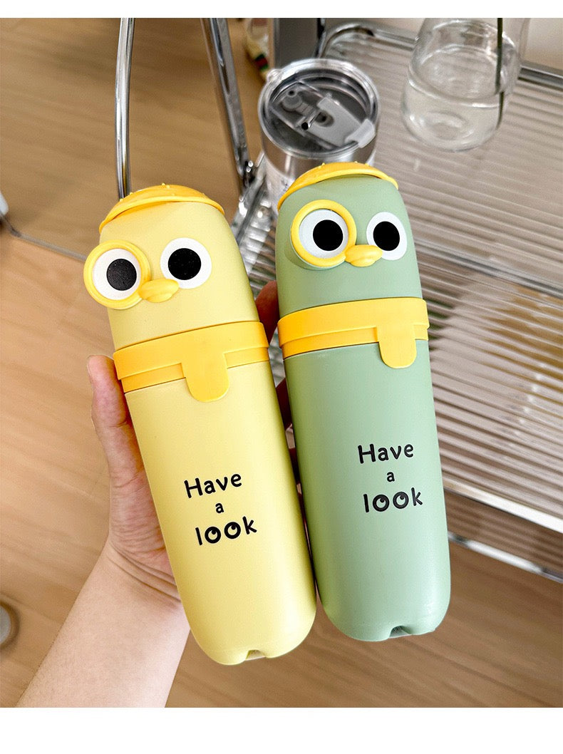 Cute Cartoon Toothbrush & Pencil Holder Cup – Multi-Purpose Storage