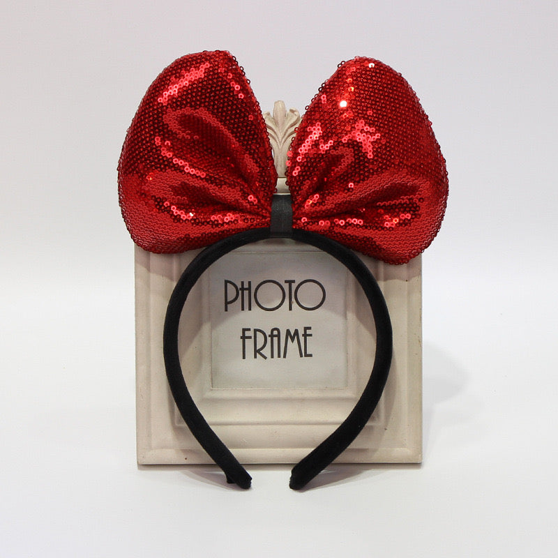 Sparkling Sequin Bow Headband