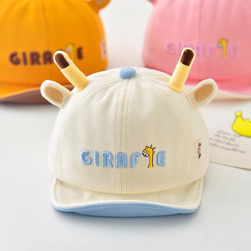 Baby Toddler Girafie Soft Cotton Hat (8M–3Y)