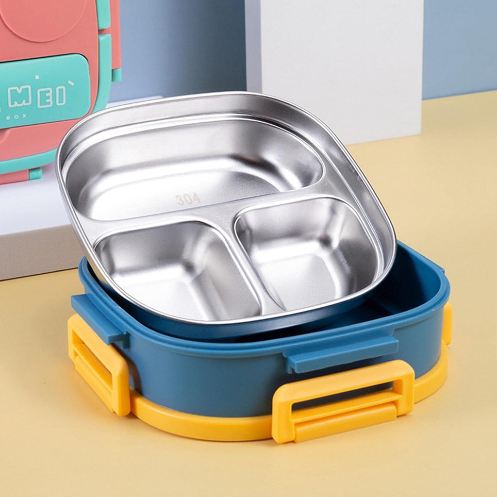 🧁 Kids Double-Layer Stainless Steel Lunch Box – TEDEMEI Design