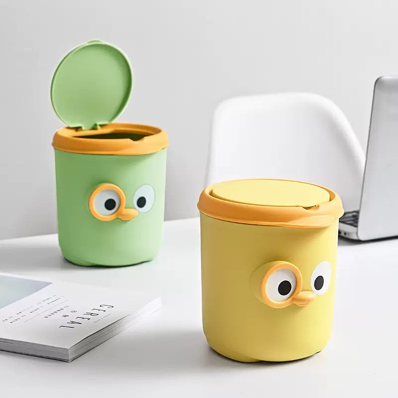 Cute Cartoon Desktop Trash Bin