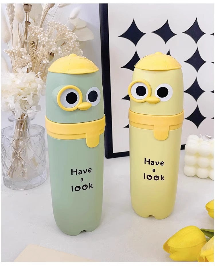 Cute Cartoon Toothbrush & Pencil Holder Cup – Multi-Purpose Storage