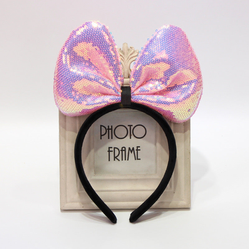 Sparkling Sequin Bow Headband