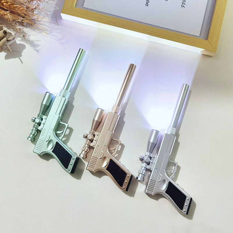 🔫 Gun Style LED Ballpoint Pen – Fun & Creative Gift