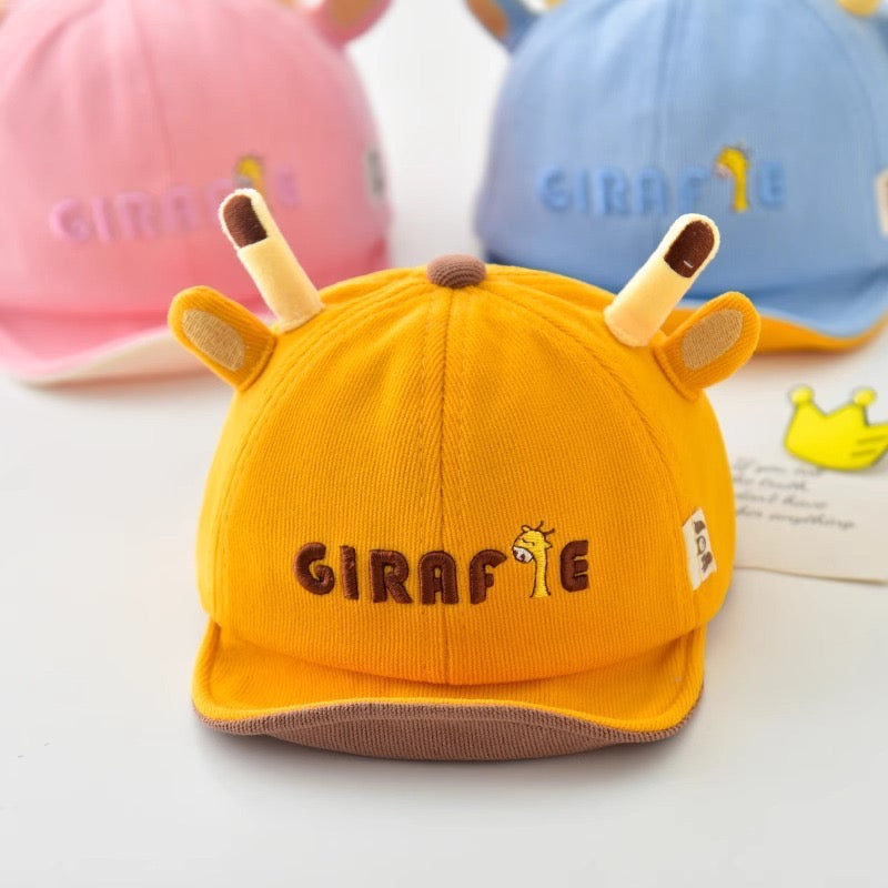 Baby Toddler Girafie Soft Cotton Hat (8M–3Y)