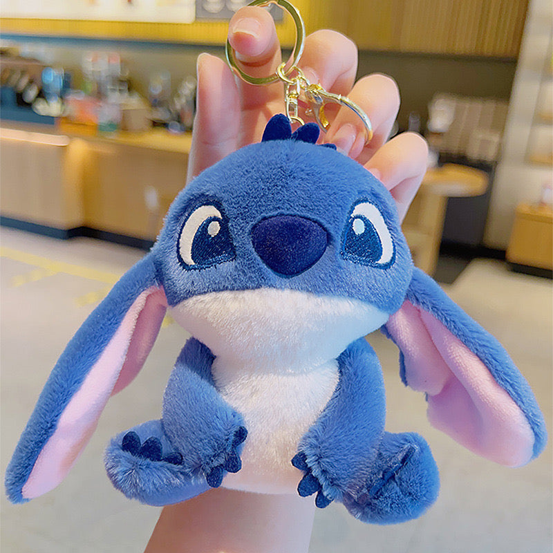 Cute Stitch Plush Keychain – Soft Toy Bag Charm (3 Colors)