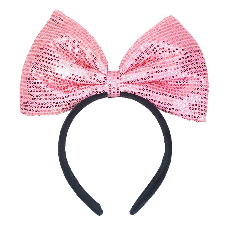 Sequin Bow Headband