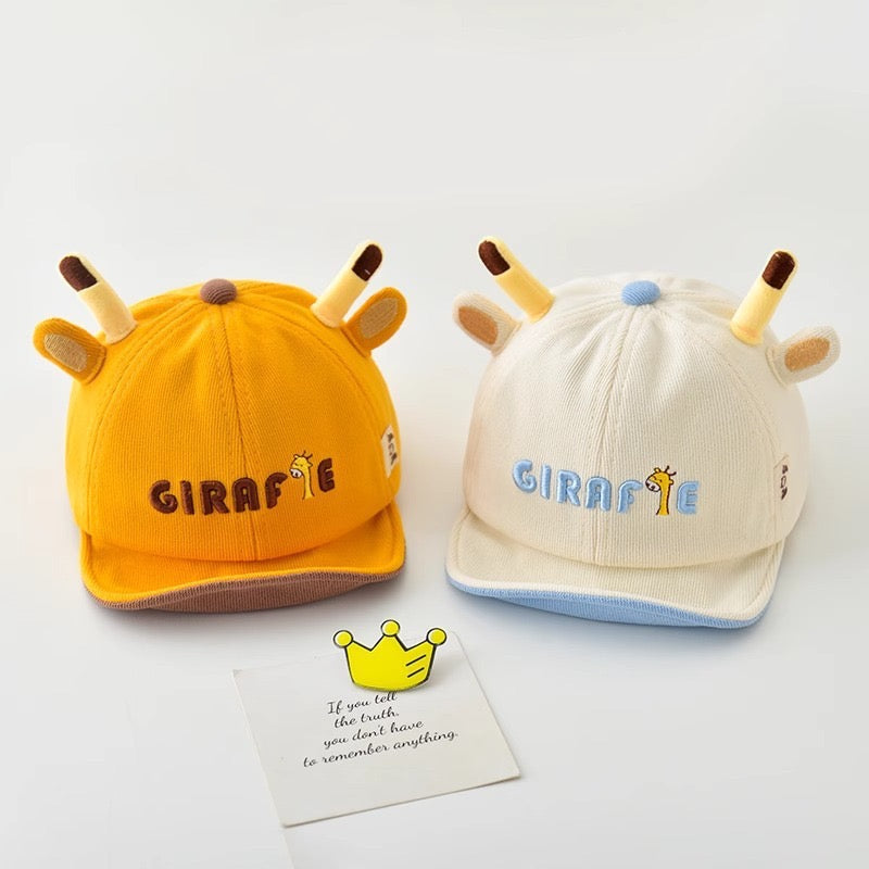Baby Toddler Girafie Soft Cotton Hat (8M–3Y)