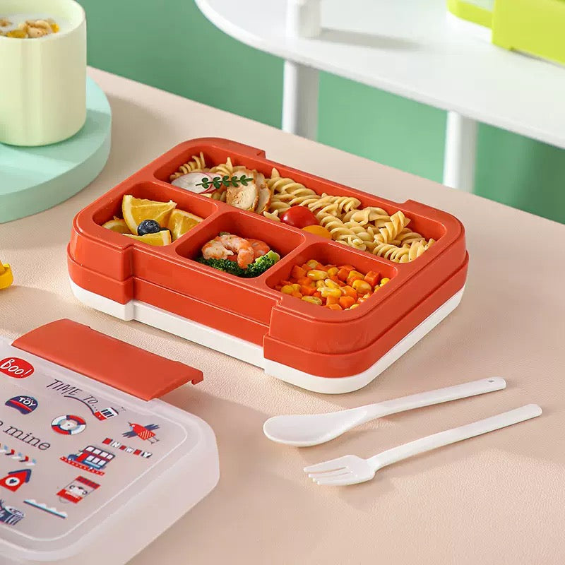 Kids Bento Lunch Box with Cutlery – 1000ml