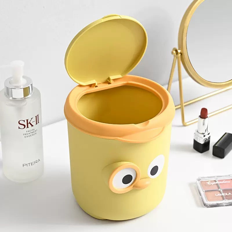 Cute Cartoon Desktop Trash Bin
