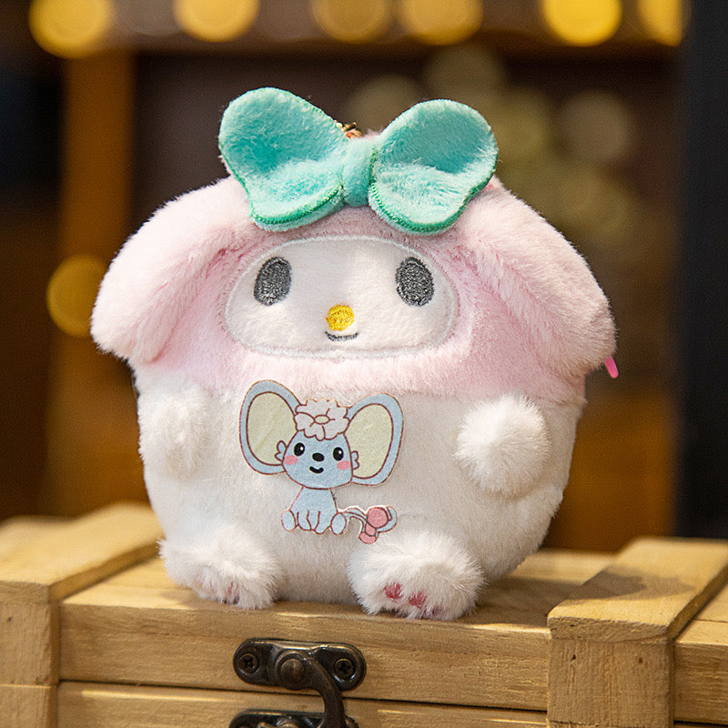 🛍 Sanrio Plush Character Coin Purse & Keychain